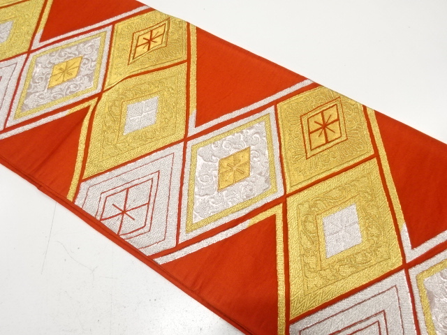 Japanese Kimono / Antique / Fukuro Obi Silk